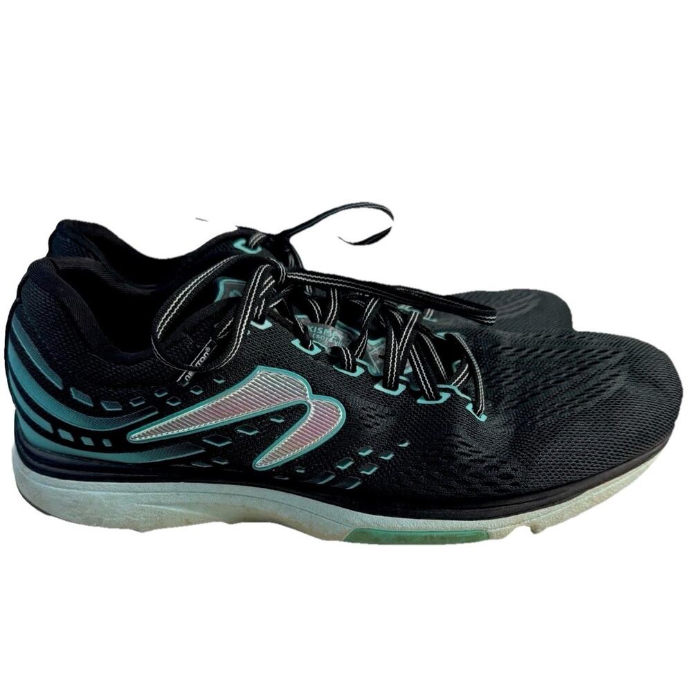 Newton Kismet 7 Womens 11 Running Shoes Black Blue Athletic Trainer